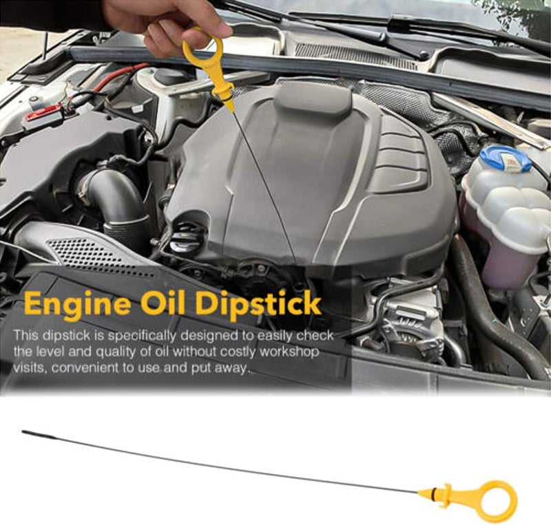 E-Vniko Engine Oil Level Dipstick Indicator Fit for 2008-2013 Audi A3 2009-2017 A4 A5 Quattro 2011-2015 Q5 2012-16 Q3 | Passat B6 Jetta Replace Automotive Dipstick 06H115611E - Image 5